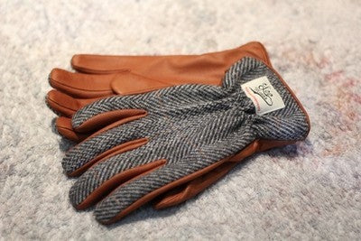 Fleece-lined Motorcycle Touch Screen Leather Gloves