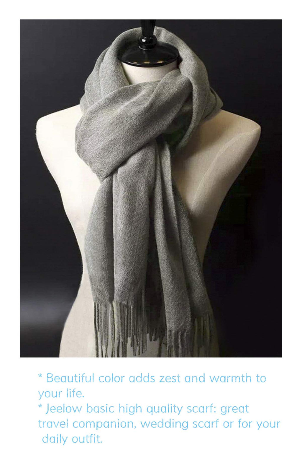 The Winter Blanket Scarf – Solid Colors