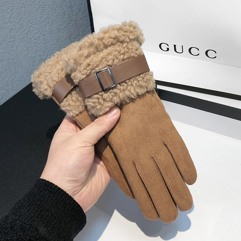 Winter Touch Screen Thermal Suede Gloves MK2BLW6W6GLO20